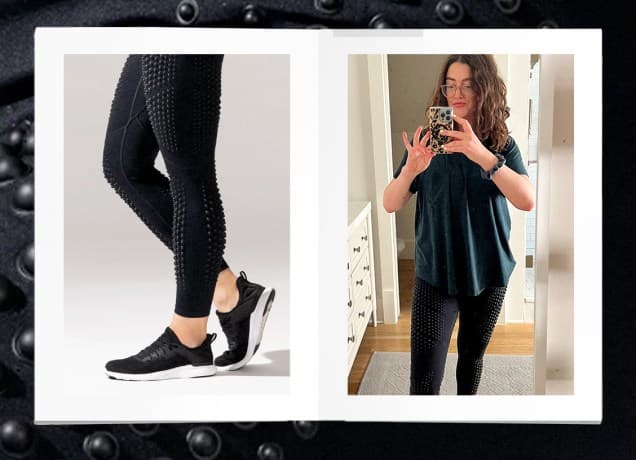 Original photo and brand photo of Omorpho G-Tight Weighted Leggings