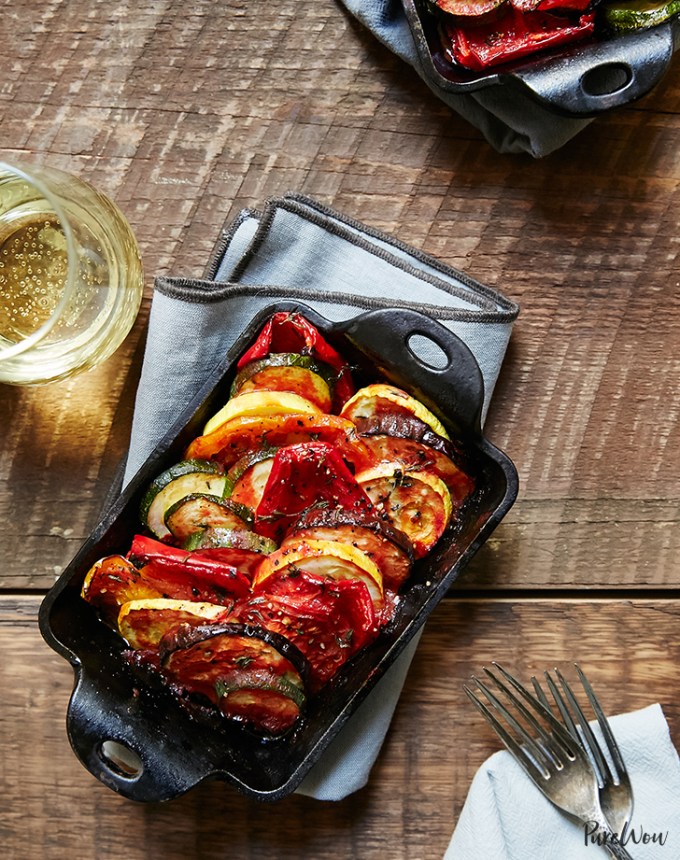 easy dinner recipes: easy one-pan ratatouille