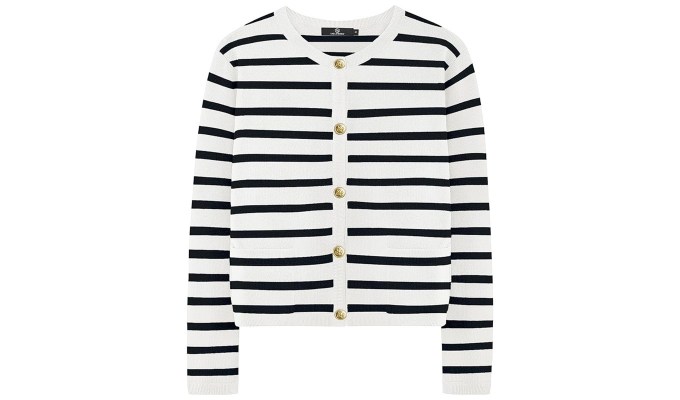 amazon designer lookalikes Lillusory Striped Cardigan Sweater