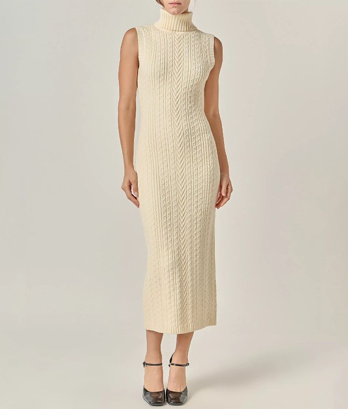 The Loft English Factory Cable Knit Dress.