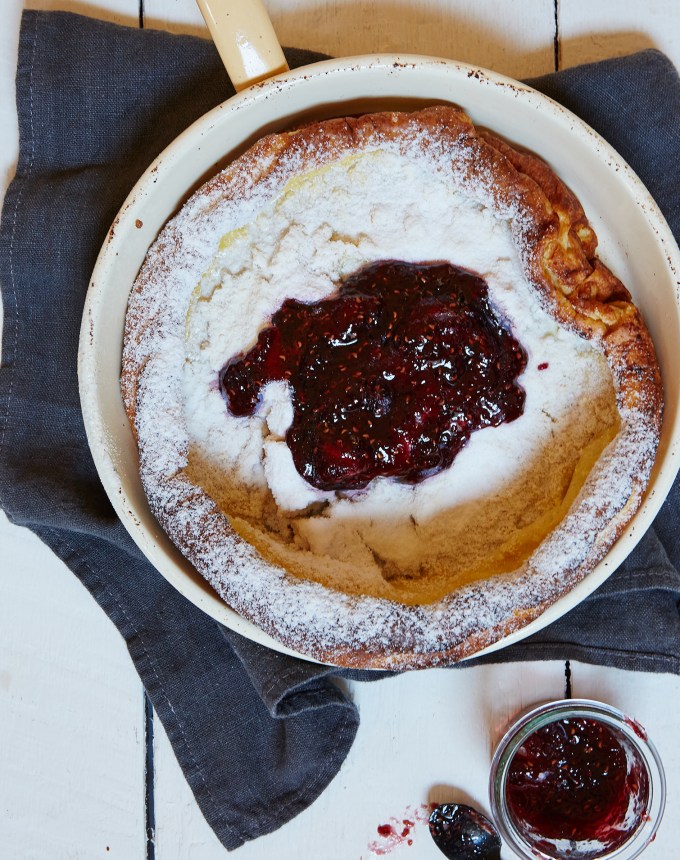 first day of school breakfast ideas: dutch baby pancakes