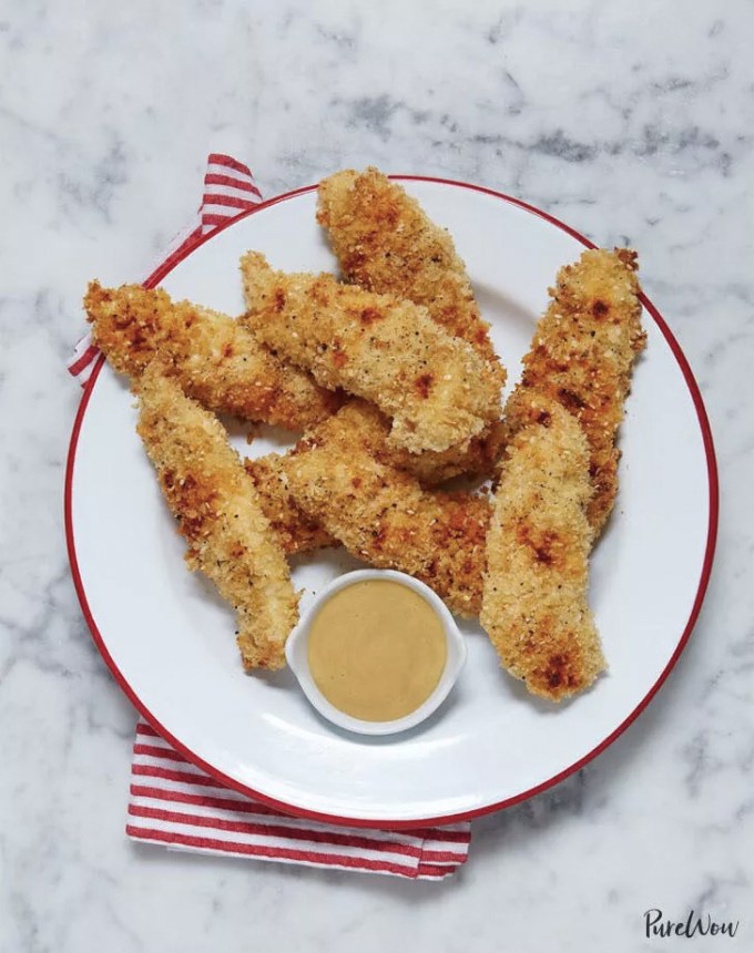toddler dinner ideas: baked chicken tenders