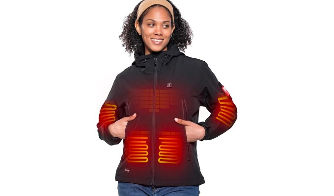 best amazon coats dewbu black heated