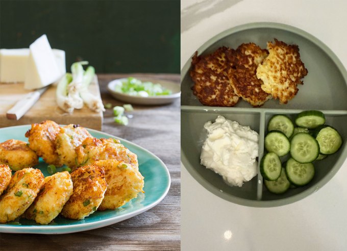 best kid-friendly side dish recipes: cauliflower patties