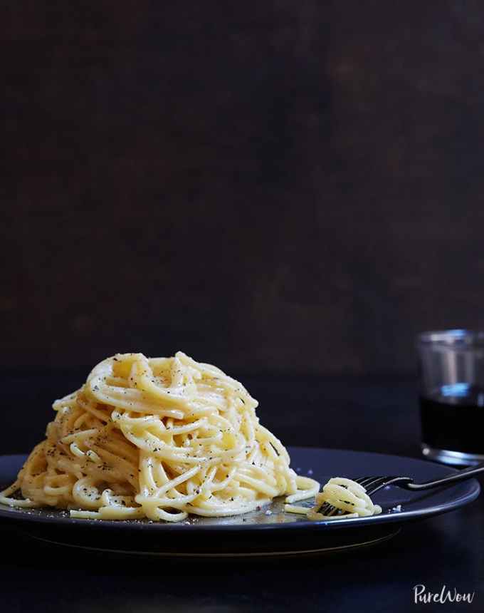birthday dinner ideas: cacio e pepe