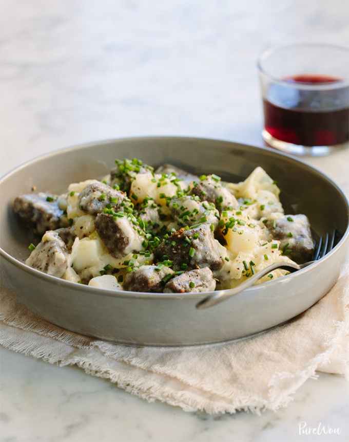 easy gnocchi recipes: buckwheat gnocchi with cabbage, potatoes and fontina