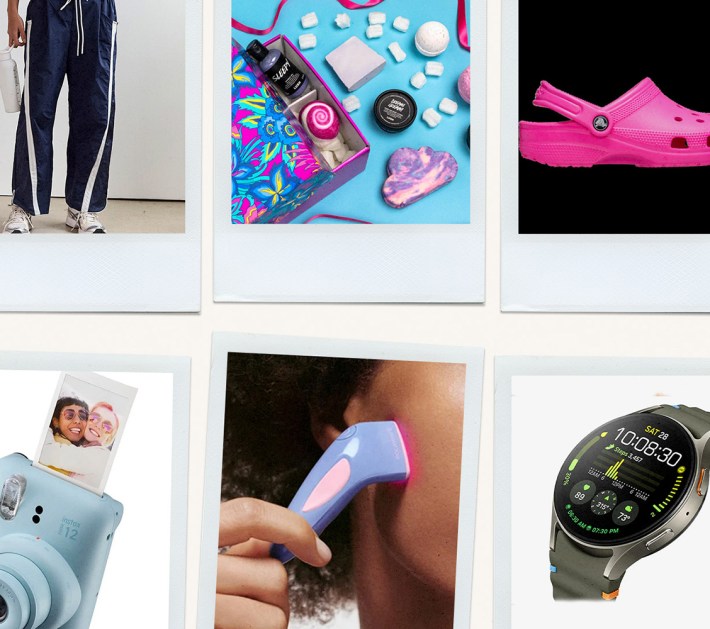 Gifts for teens: Polaroids of gift ideas