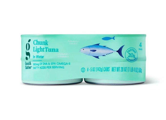 healthy protein snacks: canned tuna
