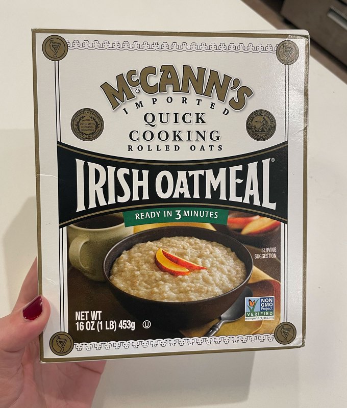 ina garten oatmeal recipe review: ina garten's preferred brand of oatmeal, mccann's quick-cooking irish oatmeal