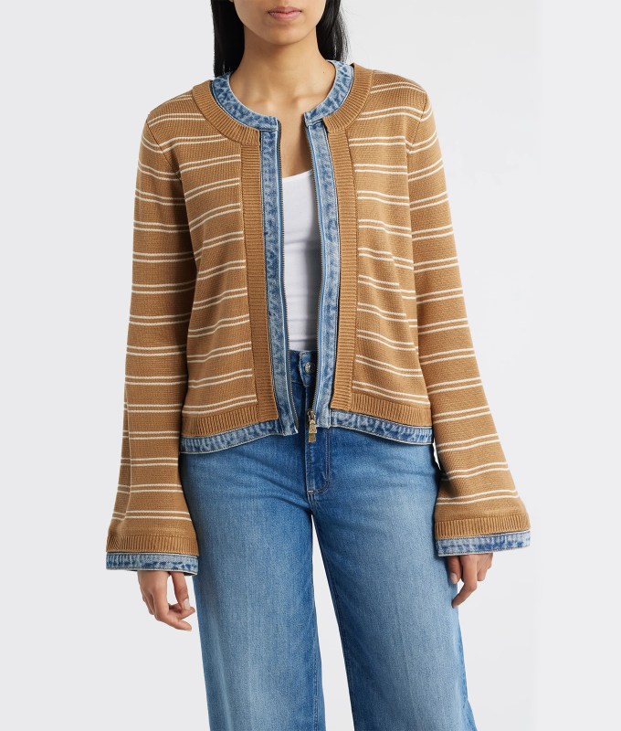 The Wit & Wisdom Mixed Media Jacket.