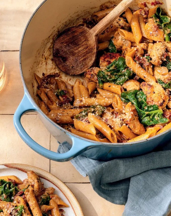 school lunch ideas: one pot chicken pasta