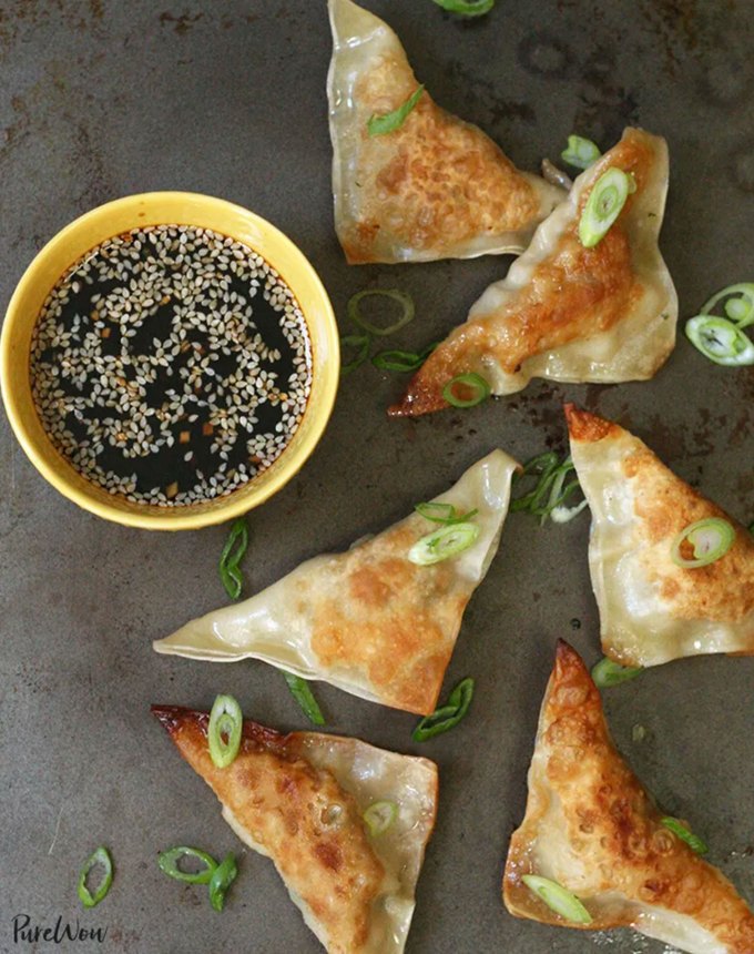 school lunch ideas: pork dumplings