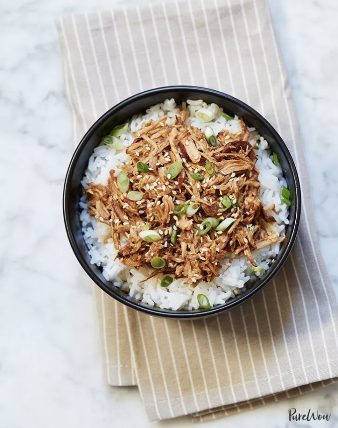 toddler dinner ideas: slow cooker chicken teriyaki