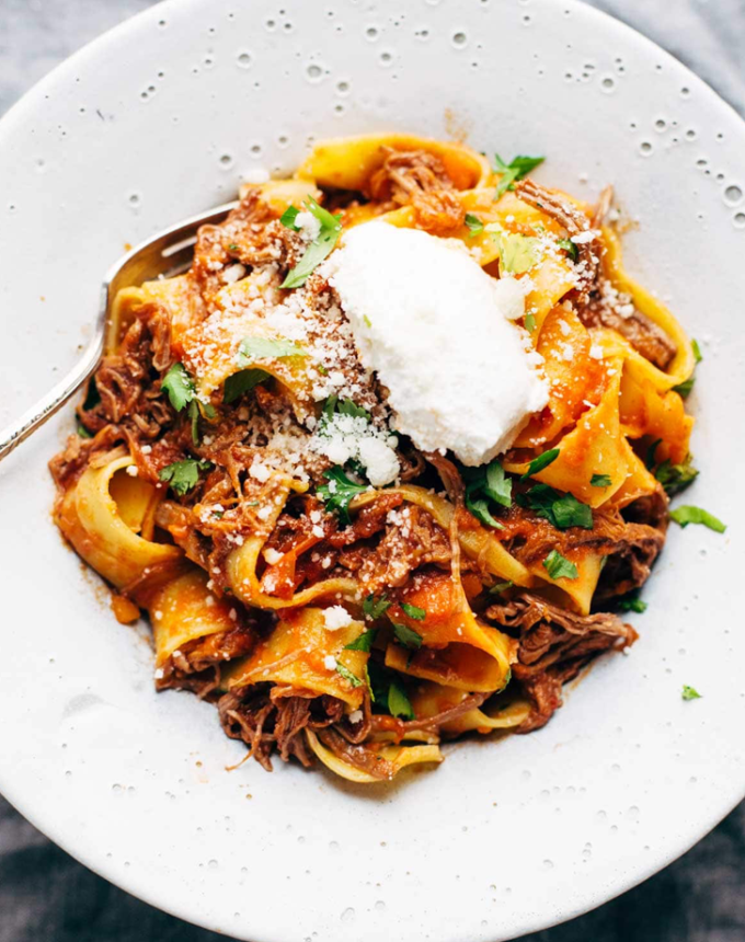 easy dinner party: slow-cooker beef ragu