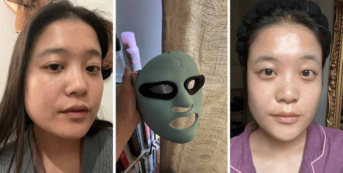 best red light therapy mask: qure led light therapy mask