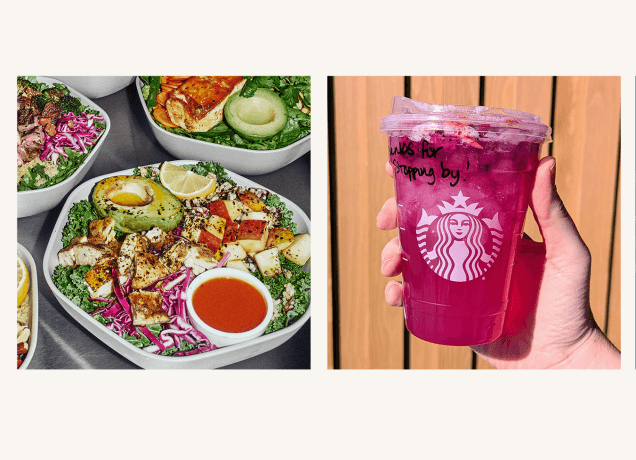 new food in january: sweetgreen bowls, starbucks mr beast drink