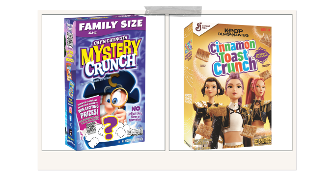 cereal boxes
